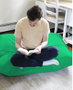 Atelier Del Sofa Cushion Pouf 100x100 - Verde